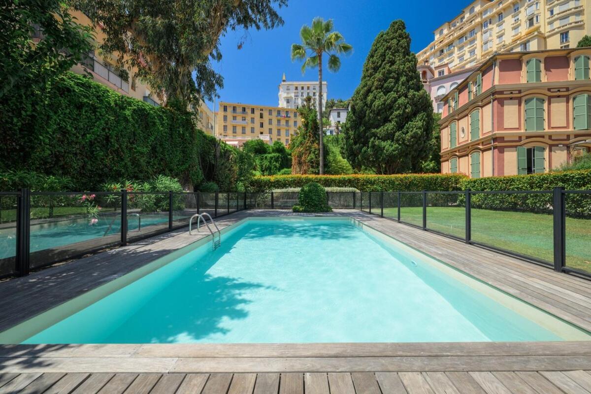 Le Coq Wagner - Parking - Air Conditioning - Pool Apartment Menton Exterior foto